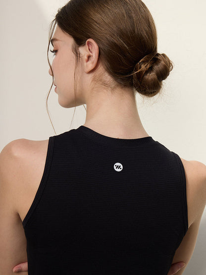 シームレス 軽量 速乾 ノースリーブ タンクトップ